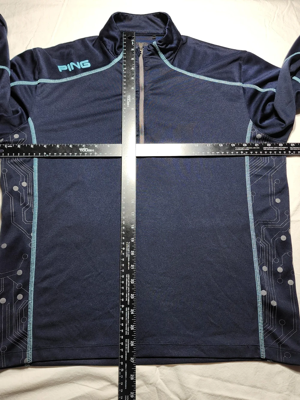 PING Men's Navy 1/4-Zip Performance Jacket